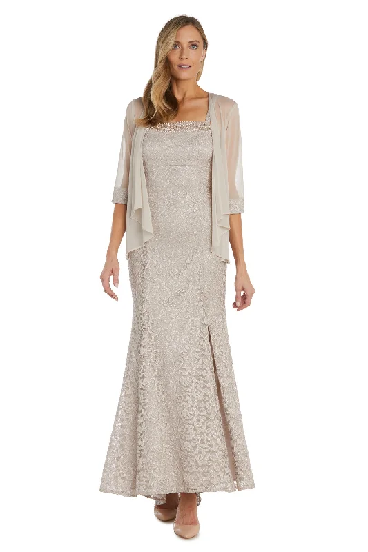 New Deals R&M Richards 1241 Long Formal Mother of the Bride Jacket Dress