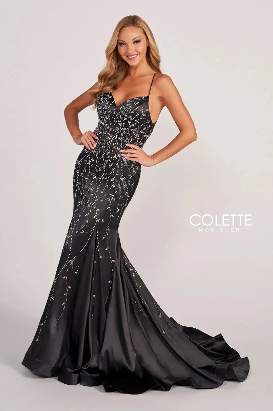 Best Bargains Colette CL2043 Prom Cut Out Formal Mermaid Long Dress