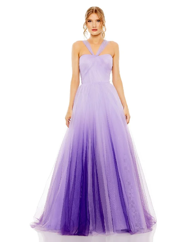 Savings Galore Mac Duggal 20553 Long Ombre Prom Ballgown