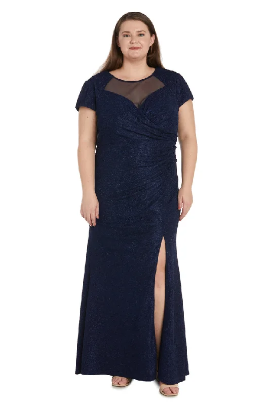 Flash Sale Nightway 22036W Long Glitter Formal Plus Size Mother of the Bride Dress