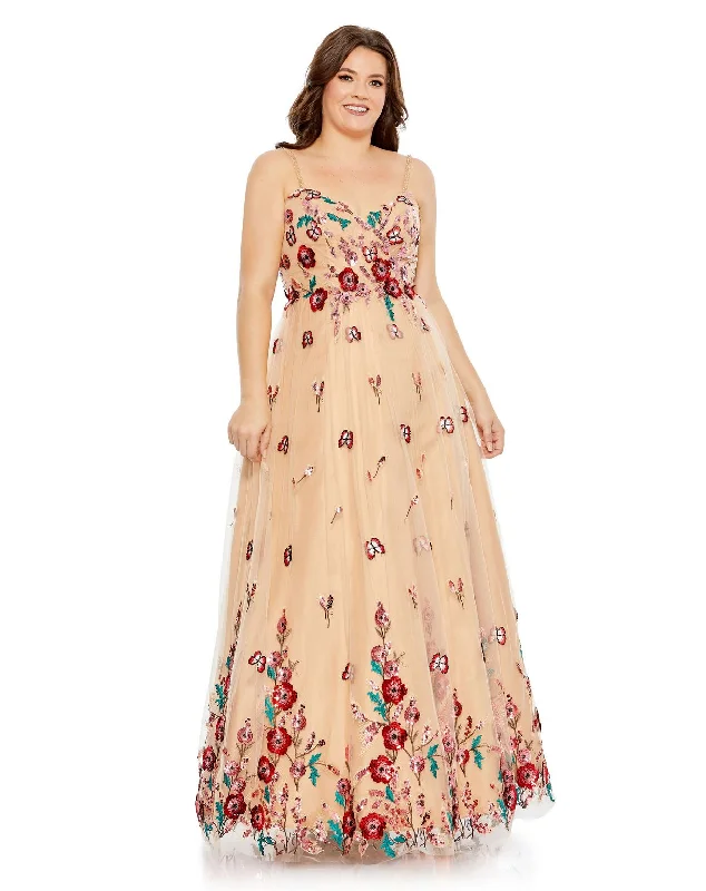 Members Only Mac Duggal 68157 Plus Size Long Prom Dress