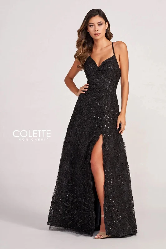 Big Savings Colette CL2028 Long Formal Beaded Prom Dress