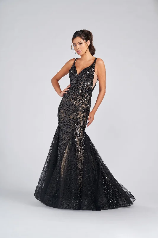 Stock Clearance Colette CL12260 Fitted Long Prom Sequin Formal Mermaid Dress