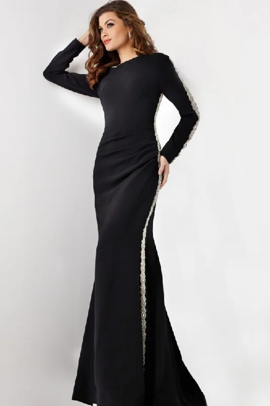 Extra Discounts Jovani 24191 Long Mermaid Beaded Formal Dress