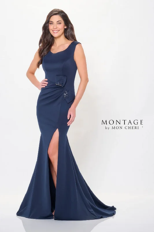 Limited Edition Montage M903 Long Fitted Formal Beaded Evening Dress