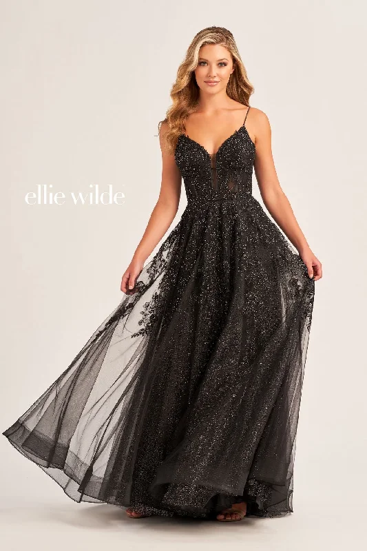 Don't Miss Ellie Wilde EW34036 Long A Line Dress Prom Ball Gown
