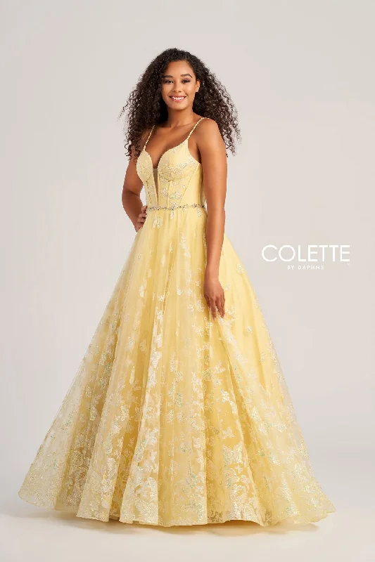 Steals and Deals Colette CL5233 Long Glitter Formal Prom Dress
