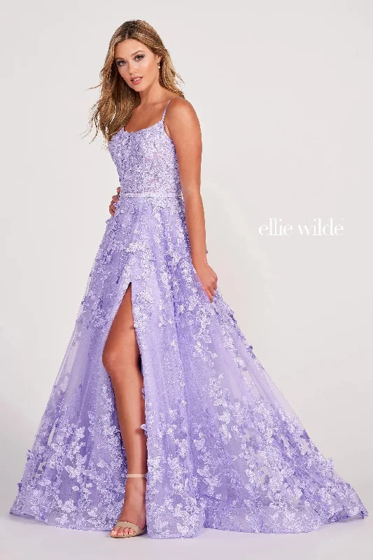 New Markdowns Ellie Wilde EW34109 Long Formal A Line Dress