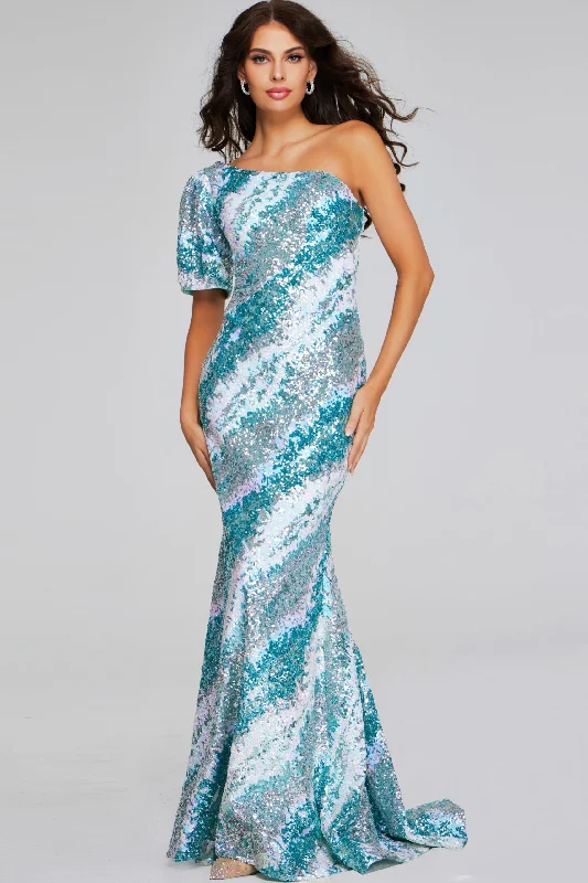 Today Only Jovani 39077 Long Mermaid Sequin Formal Evening Dress