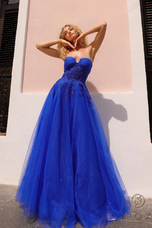 Unbeatable Prices Nox Anabel T1326 Long Formal A Line Prom Dress