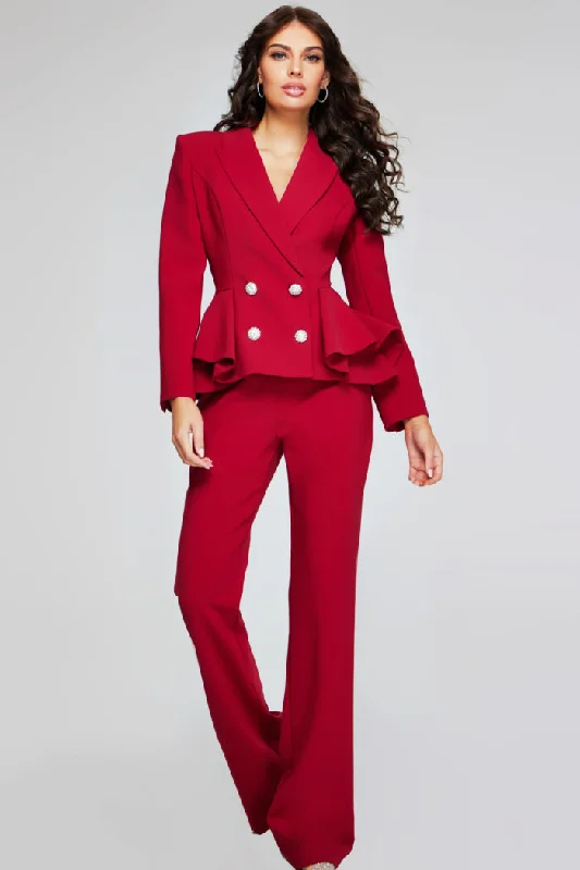 Price Fest Jovani 39374 Long Pleated Formal Jumpsuit