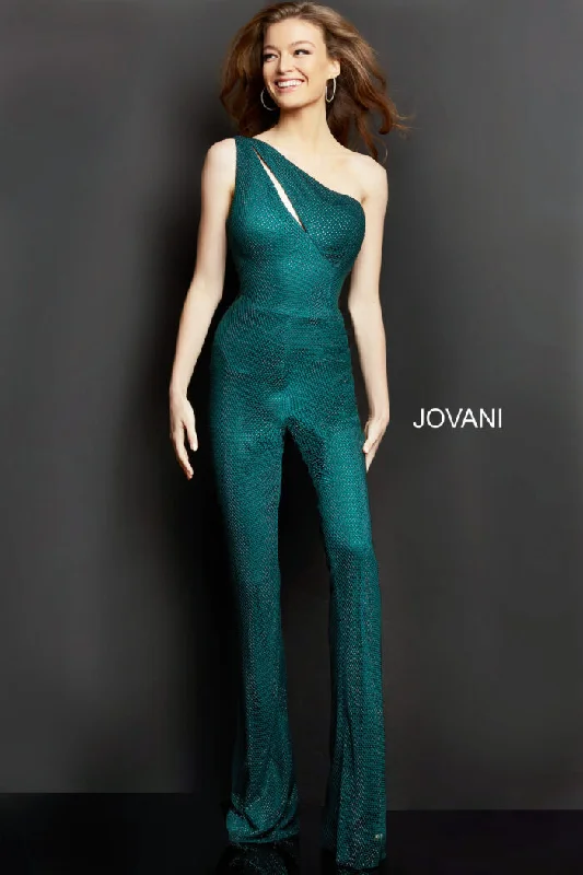 Special Promotion Jovani 09018 Long Formal Beaded Jumpsuit