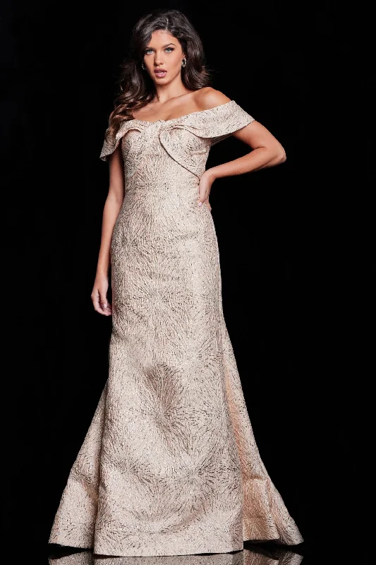 Warehouse Sale Jovani 37394 Pleated Long Mermaid Evening Formal Dress