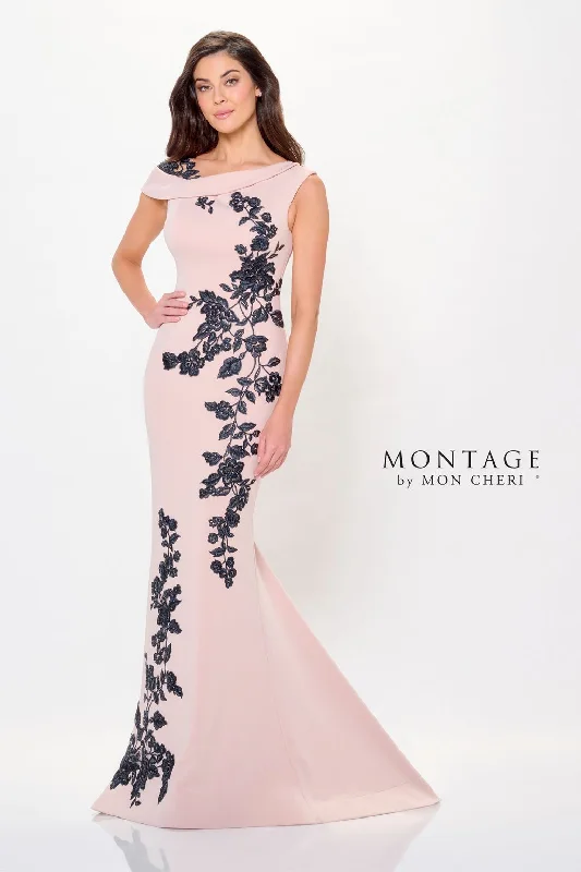 Holiday Sale Montage M901 Long Mermaid Formal Beaded Evening Dress