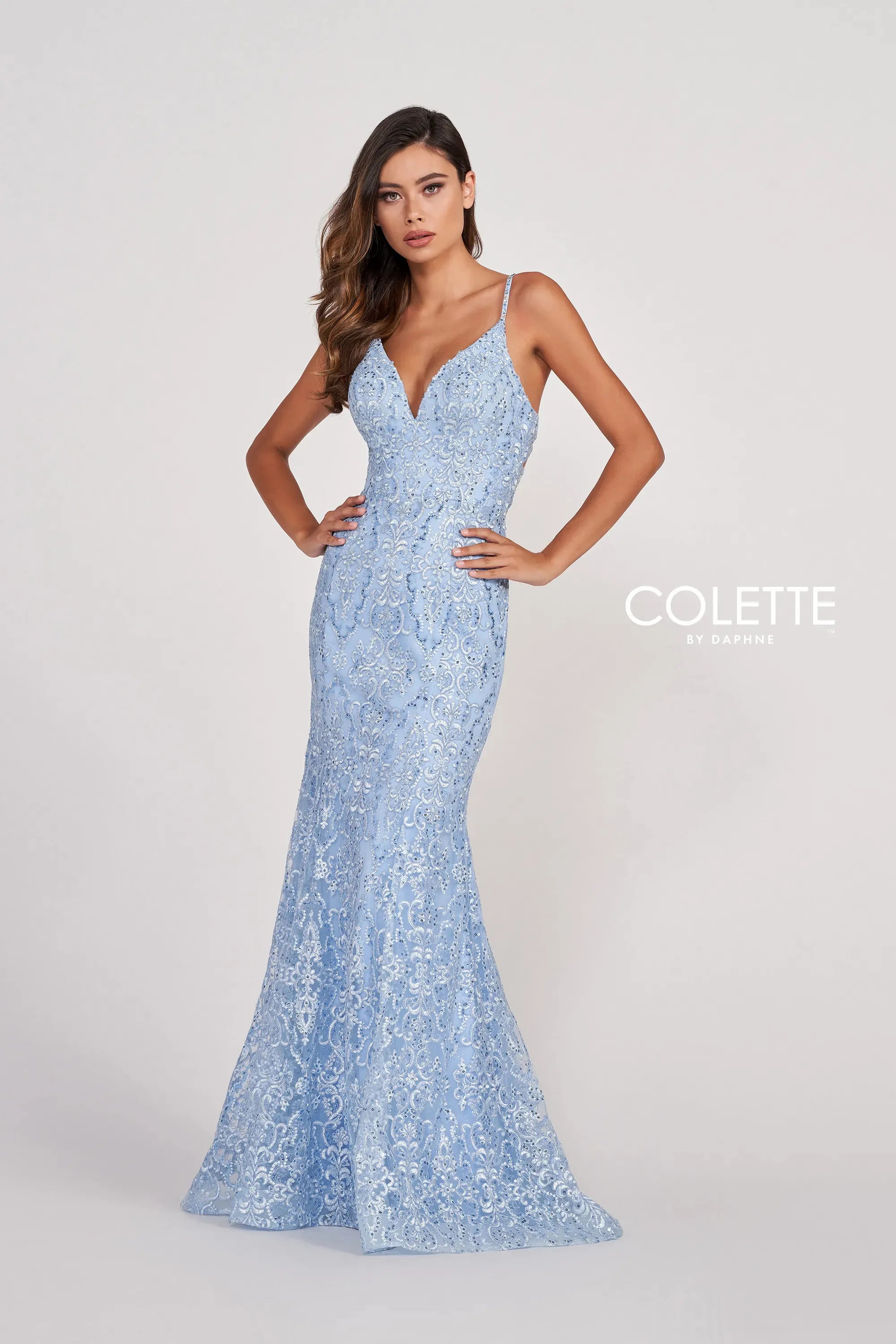 Fantastic Offers Colette CL2010 Long Fitted Prom Mermaid Formal Dress
