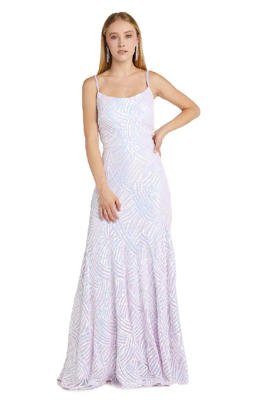 Mega Sale Morgan & Co 12951 Long Fitted Sequin Formal Prom Dress