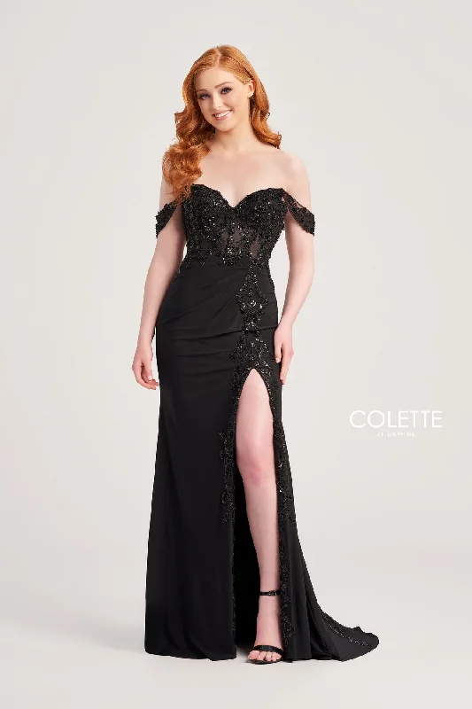 Early Access Colette CL5276 Long Prom Beaded Formal Mermaid Dress