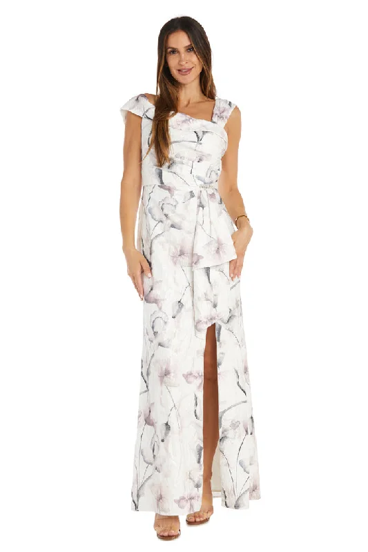 Savings Galore R&M Richards 1790 Long Floral Mother of the Bride Formal Dress