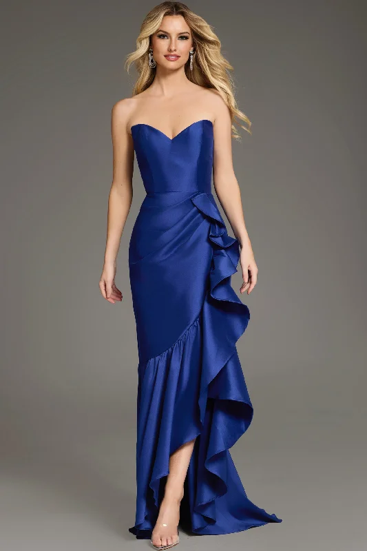 Closeout Sale Jovani 39265 High Low Fitted Formal Evening Prom Dress