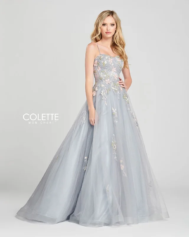 Price Break Colette CL12038 Floral Long Formal Prom Dress