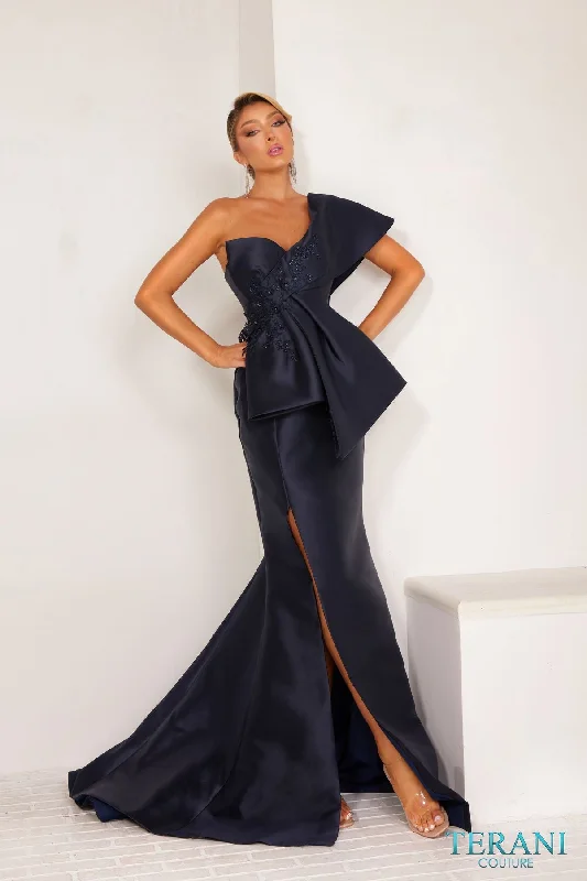 Daily Deals Terani Couture 241E2468 Formal Trumpet Long Evening Dress