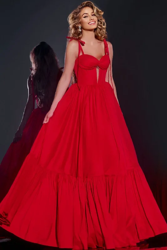 Extra Savings Jovani 44182 Ball Gown Long Formal Floral Prom Dress