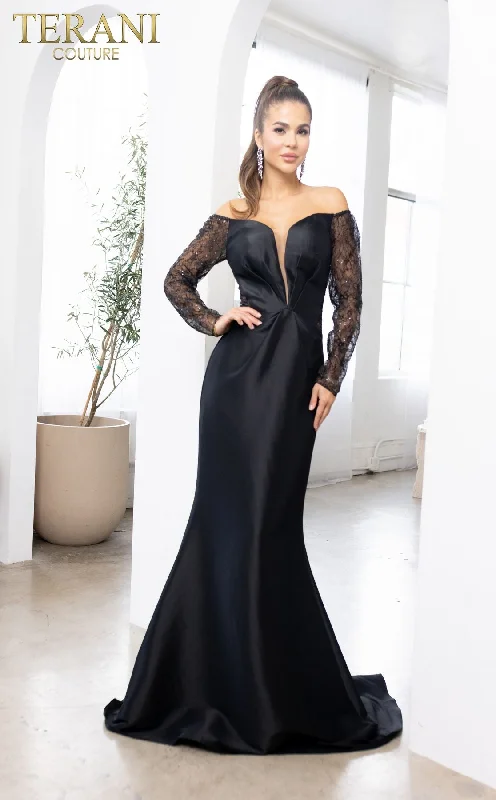 Price Cut Terani Couture 241M2734 Long Formal Mother of the Bride Dress