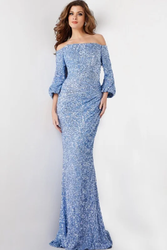 Stock Up and Save Jovani 25949 Long Evening Mermaid Sequin Formal Dress