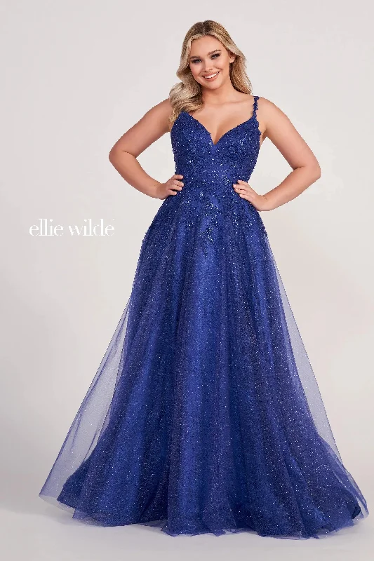Deal Frenzy Ellie Wilde EW34086 Prom Long Formal Pocket Evening Gown