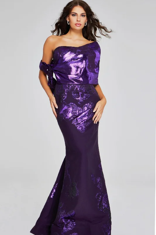 Today Only Jovani 40318 Long Metallic mermaid Evening Formal Prom Dress