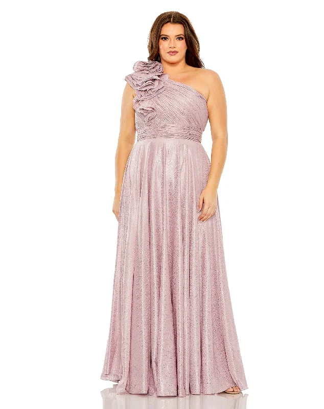 Friends and Family Sale Mac Duggal 49713W Plus Size Long Formal Gown