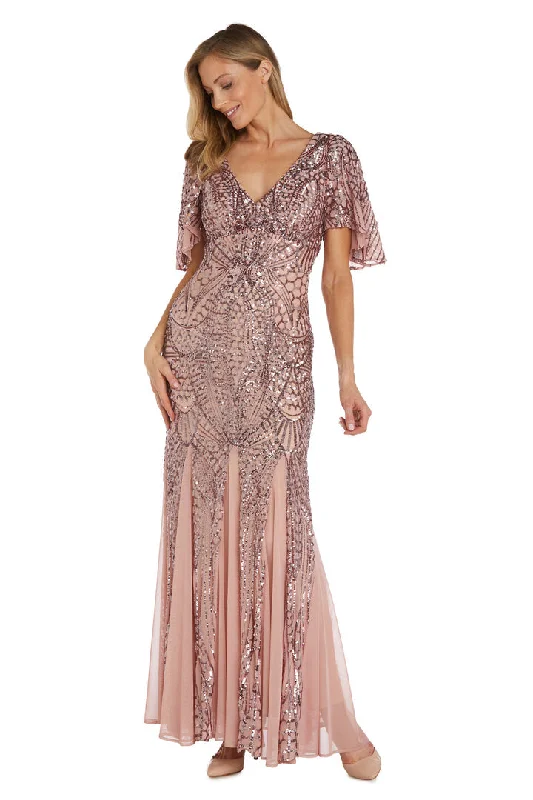 Exclusive Online Offer Nightway 22139 Long Mother of the Bride Sequin Formal Dress