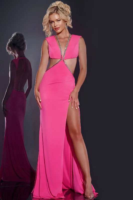 Now or Never Jovani 42675 Prom Long Beaded Fitted Formal Dress