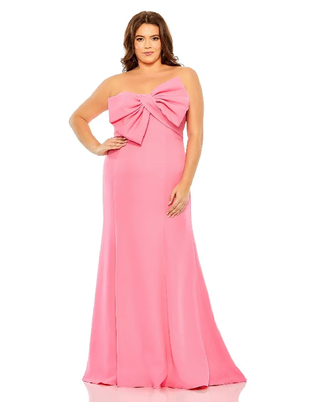 Referral Discount Mac Duggal 49709W Plus Size Formal Prom Long Gown