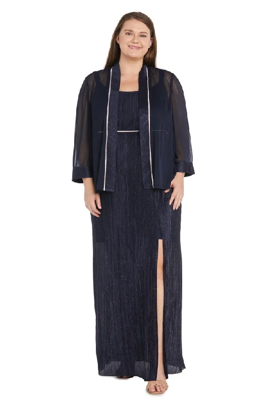 Don't Miss R&M Richards 9048W Long Plus Size Formal Jacket Dress
