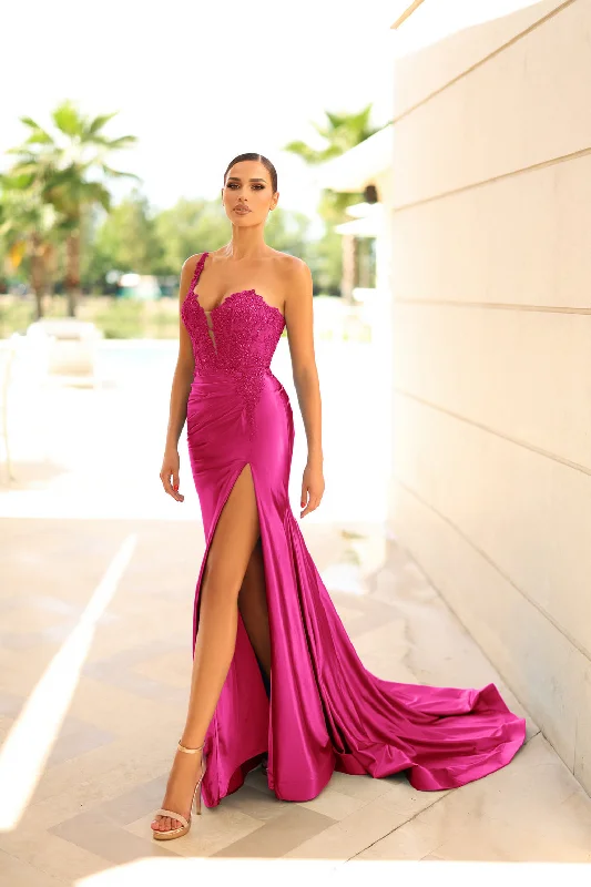 Sneak Peek Sale Tina Holly TK553 Long Mermaid Formal Floral Lace Prom Dress