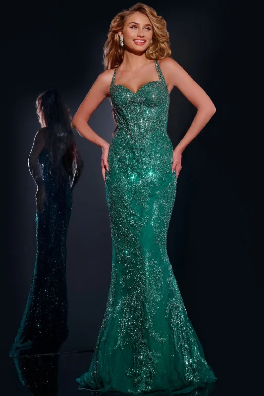Price Buster Jovani 40470 Sequin Fitted Long Formal Evening Prom Dress