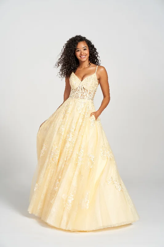 Buy Now Colette CL12202 Applique Long Formal Beaded Prom Dress