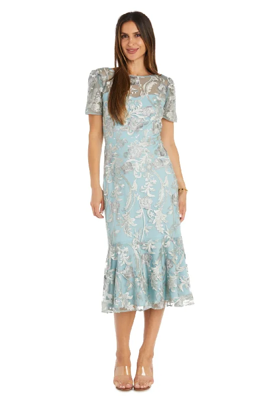 Referral Discount R&M Richards 1778P Short Floral Cocktail Petite Dress