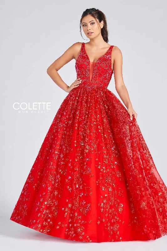 Epic Deals Colette CL12237 Formal Prom Sequin Long Ball Gown