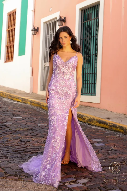 One-DAY Sale Nox Anabel C1458 Formal Long Beaded Prom Dress
