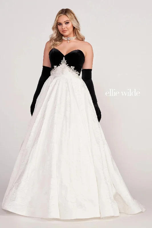 Extra Discounts Ellie Wilde EW34133  Long Formal Prom Dress