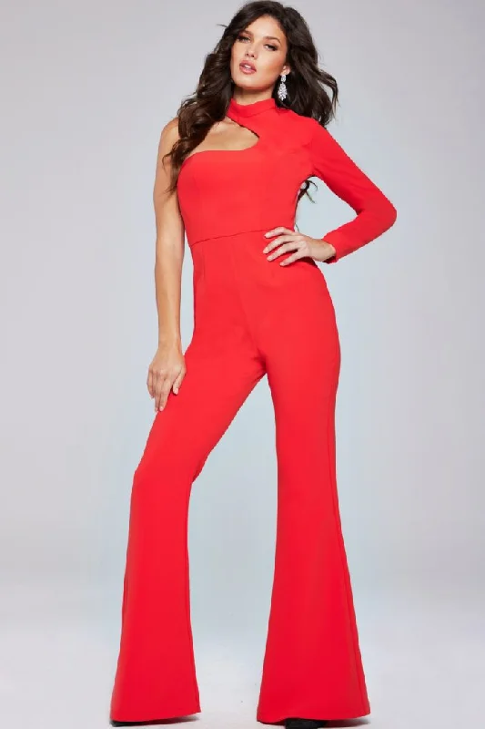 Factory Direct Sale Jovani 41052 Long Fit Formal Jumpsuit