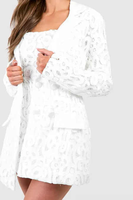 Special Savings Elegance Enchant Lace Blazer