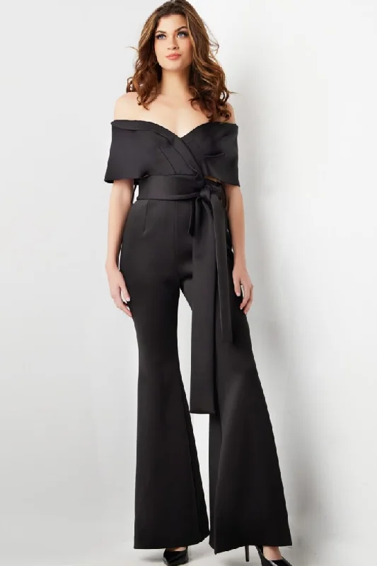 Don’t Miss Out Jovani 09726 Long Formal High Waist Jumpsuit