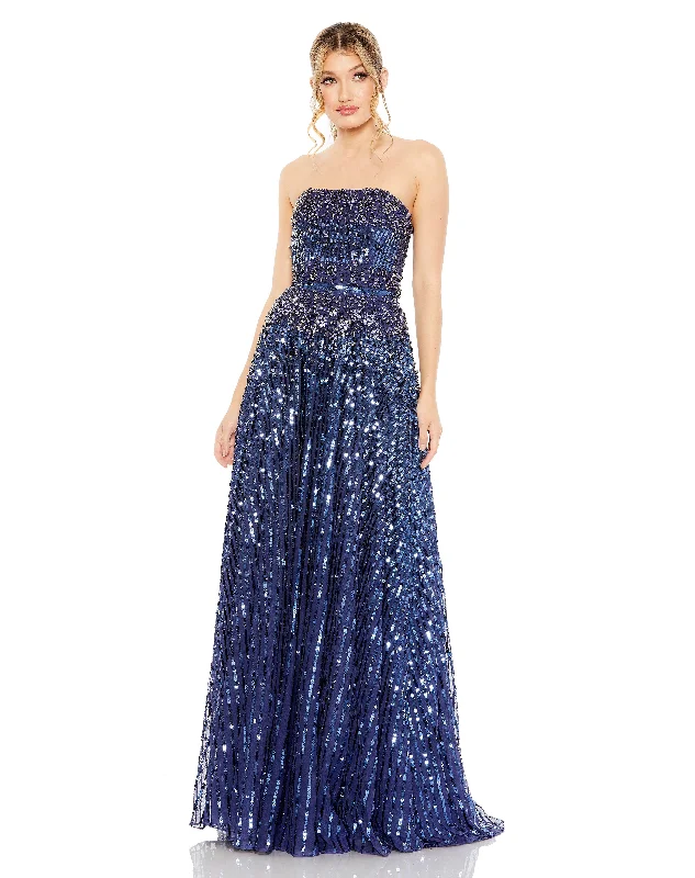 Now or Never Mac Duggal 93915 Long A Line Formal Beaded Evening Prom Dress