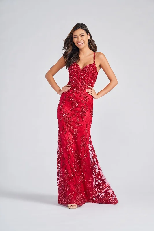 Exclusive Savings Colette CL12240 Beaded Formal Prom Fitted Long Dress