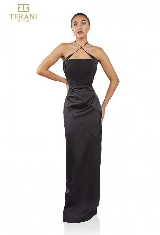 Extra Savings Terani Couture 251P3112 Long Fitted Formal Prom Dress
