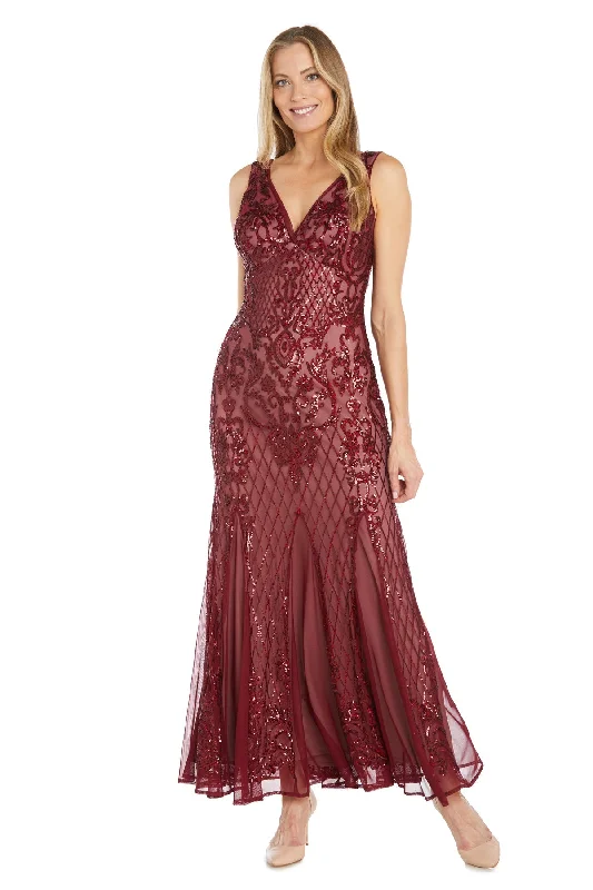 Savings Galore R&M Richards 3229 Beaded Long Formal Evening Dress