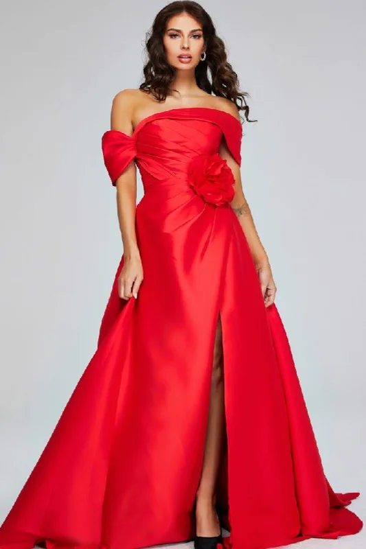Daily Deals Jovani 40832 Long Pleated Ball Gown Formal Prom Dress